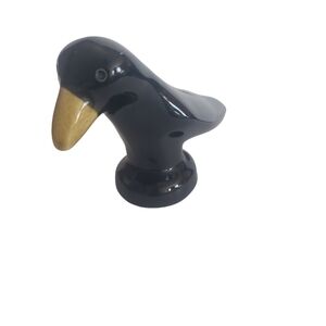 Vintage Retro / MCM Ireland/ Irish Achill Island Studio Pottery / Handmade Crows